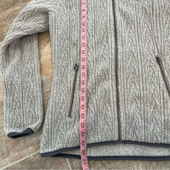 Bergans of Norway Women Grey Hooded Wool Blend Sweater Bergflette Jacket Medium - Picture 11 of 14